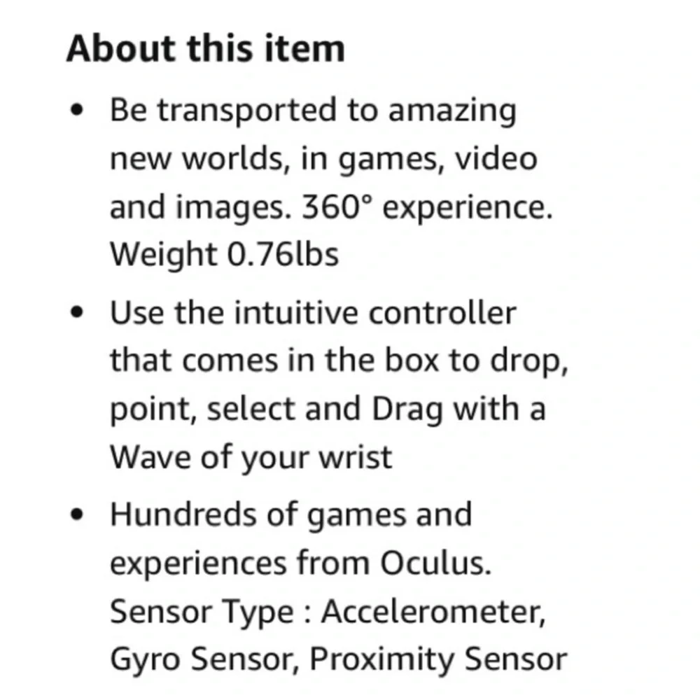 Samsung Gear VR “Oculus”